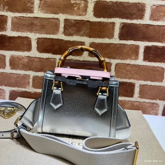 First bag ru Gucci mini bag Diana tote 0801